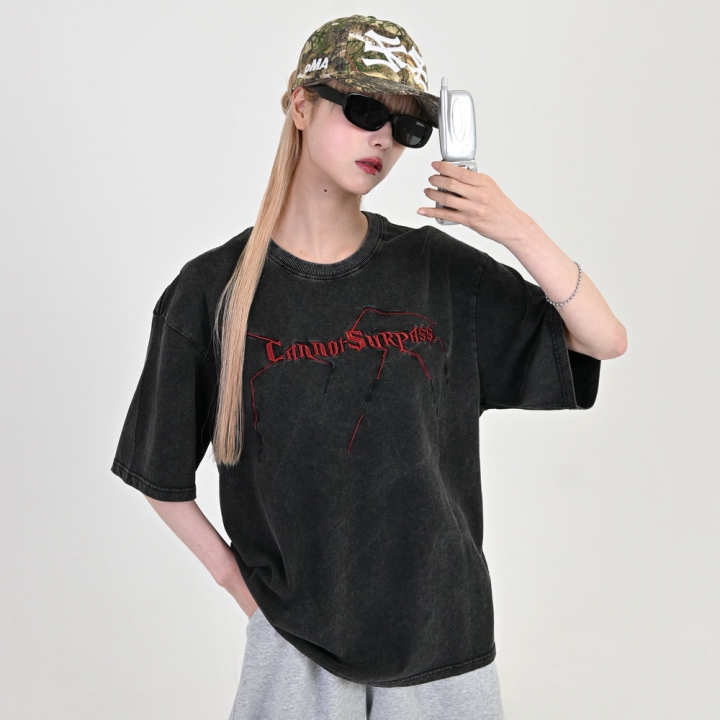 【10日以内お届け】ウォッシュドヴィンテージビッグTシャツ L1119 【10日以内お届け】ウォッシュドヴィンテージビッグTシャツ L1119