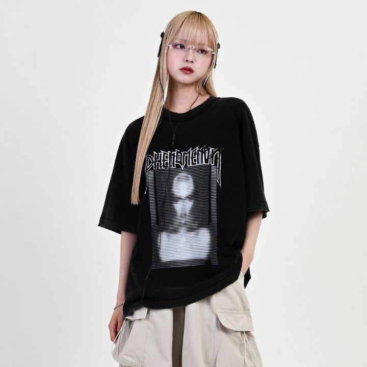 【10日以内お届け】ウォッシュドグラフィックT L2104 【10日以内お届け】ウォッシュドグラフィックT L2104