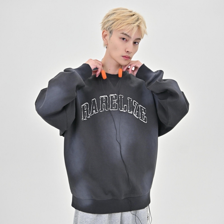 【10日以内お届け】アップリケロゴスウェット L2088 【10日以内お届け】アップリケロゴスウェット L2088