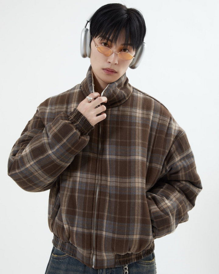 【10日以内お届け】リバーシブルチェックアウター L2142 【10日以内お届け】リバーシブルチェックアウター L2142