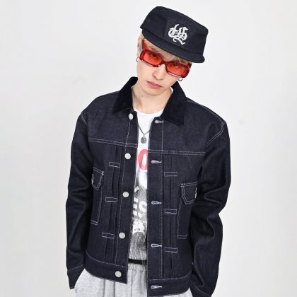 【10日以内お届け】コーデュロイカラーリジットデニムジャケット L2155