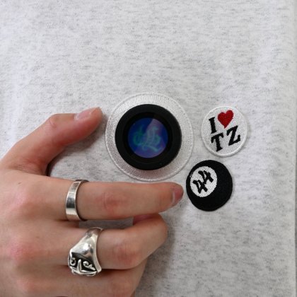 【10日以内お届け】デジタル缶バッジスウェット L2097