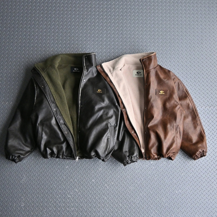 【10日以内お届け】リバーシブルPUレザージャケット L2084 【10日以内お届け】リバーシブルPUレザージャケット L2084