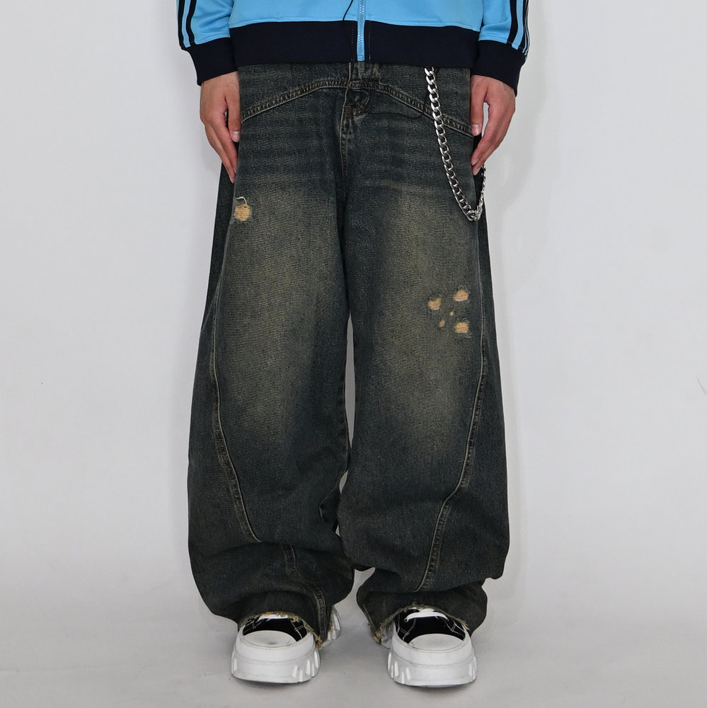 【10日以内お届け】 ウォッシュドカジュアルデニム L0959