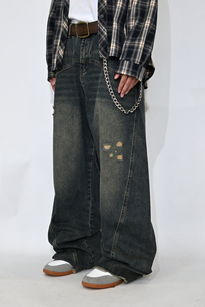 【10日以内お届け】 ウォッシュドカジュアルデニム L0959