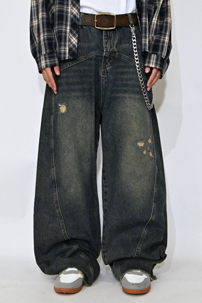 【10日以内お届け】 ウォッシュドカジュアルデニム L0959