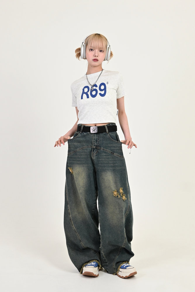 【10日以内お届け】 ウォッシュドカジュアルデニム L0959