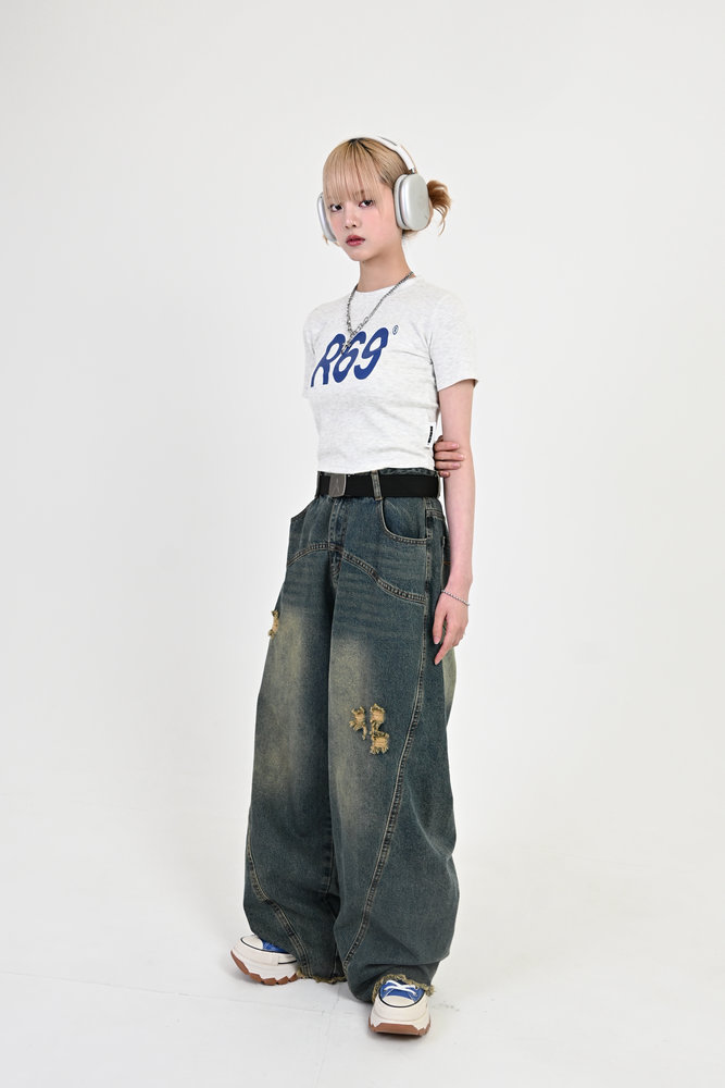 【10日以内お届け】 ウォッシュドカジュアルデニム L0959