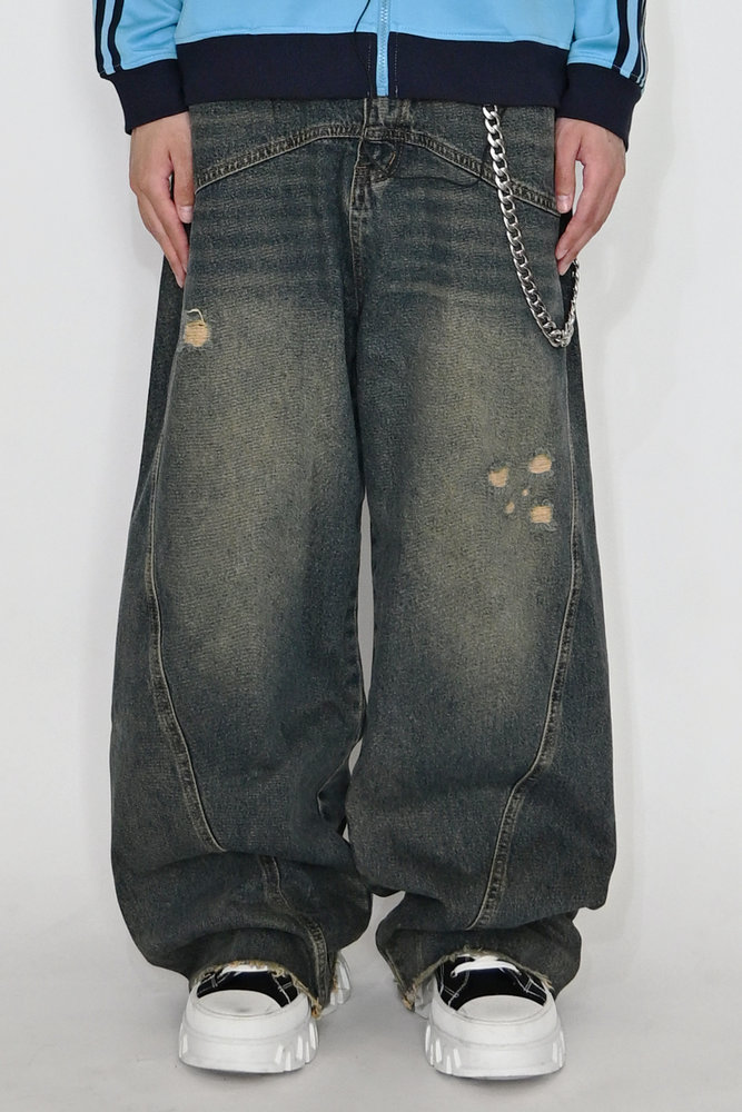 【10日以内お届け】 ウォッシュドカジュアルデニム L0959