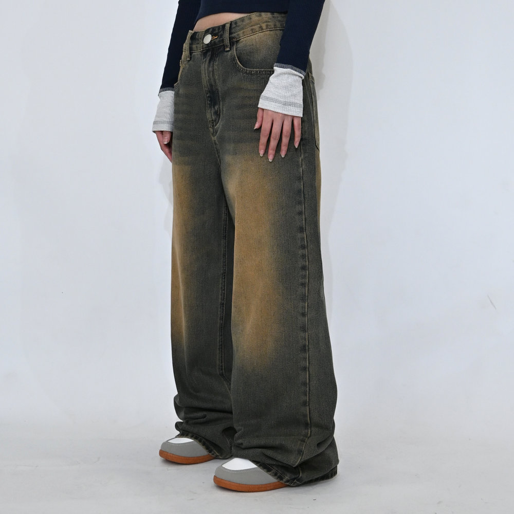 【10日以内お届け】ウォッシュドバギーパンツ L0978