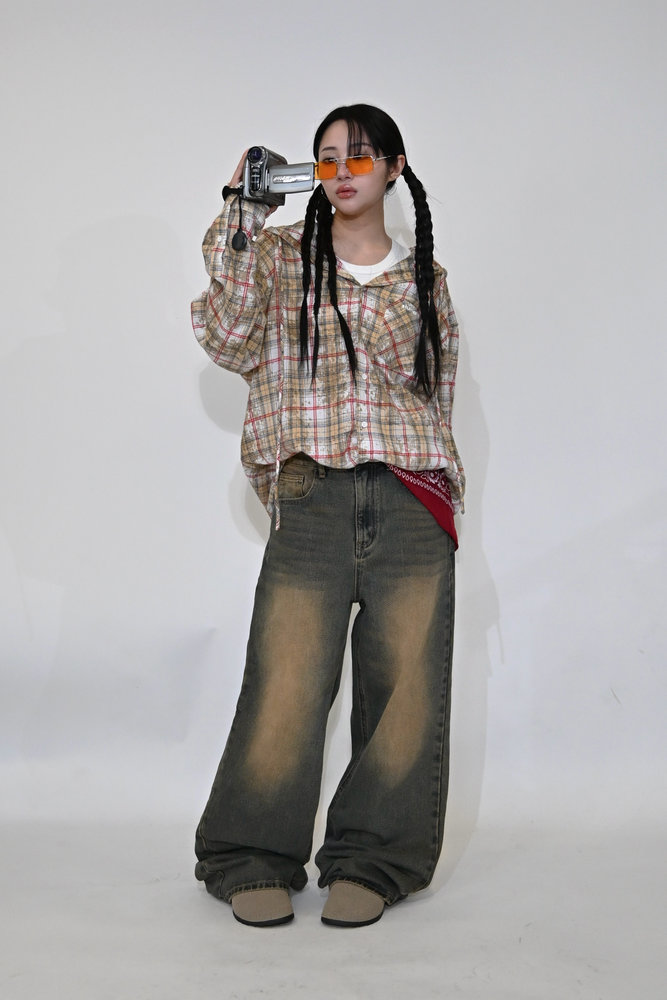 【10日以内お届け】ウォッシュドバギーパンツ L0978