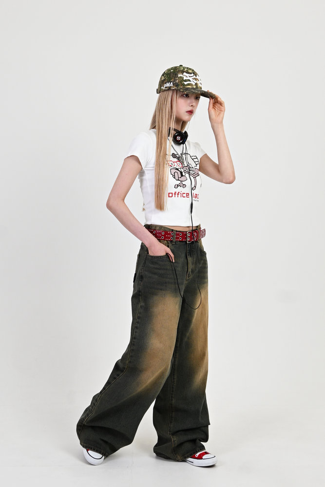 【10日以内お届け】ウォッシュドバギーパンツ L0978