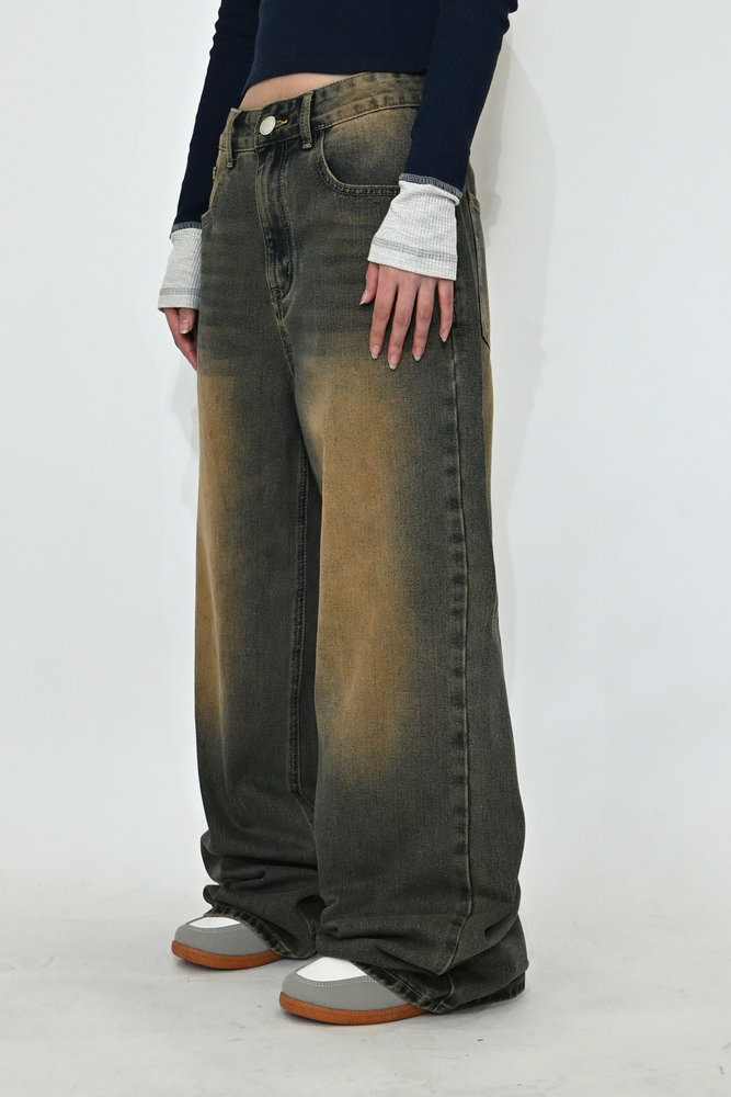 【10日以内お届け】ウォッシュドバギーパンツ L0978