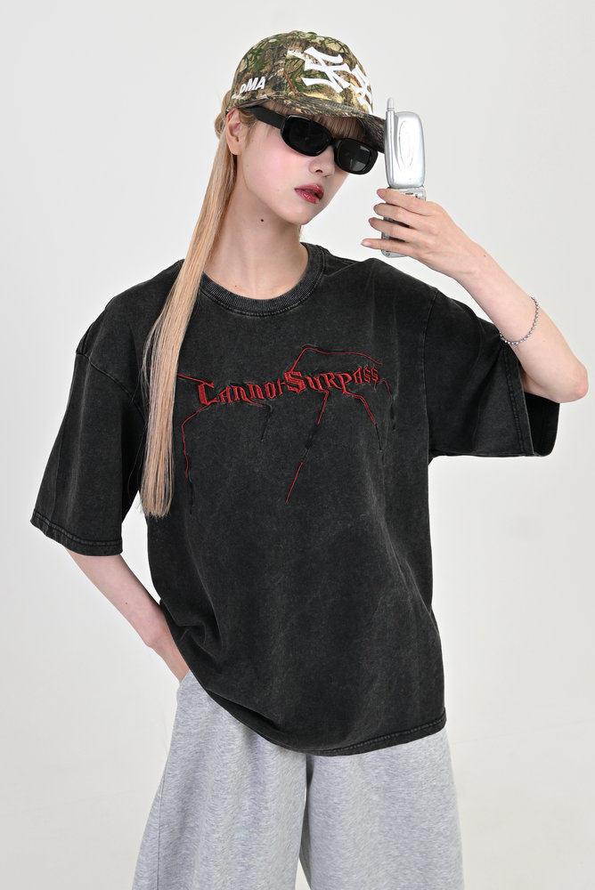 【10日以内お届け】ウォッシュドヴィンテージビッグTシャツ L1119