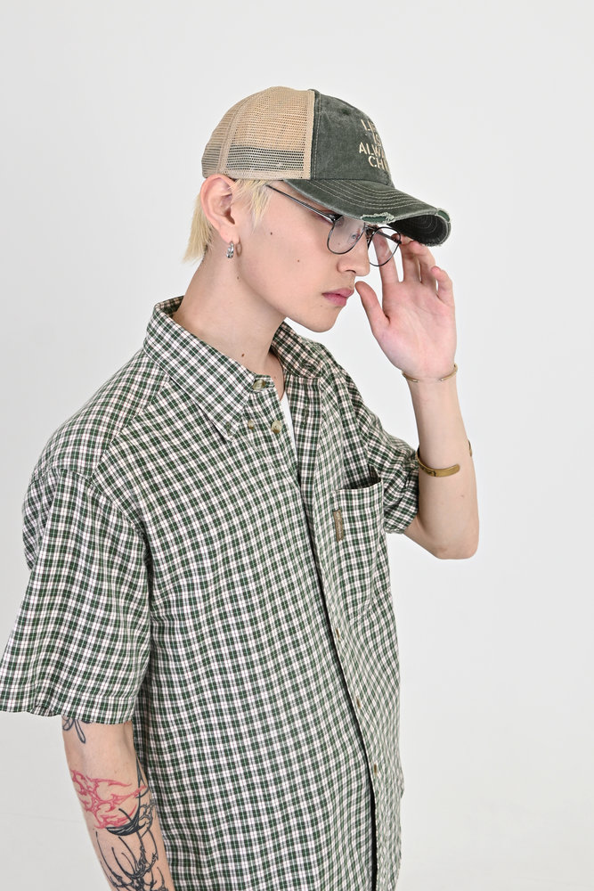 【10日以内お届け】ウォッシュドメッシュキャップ L2024