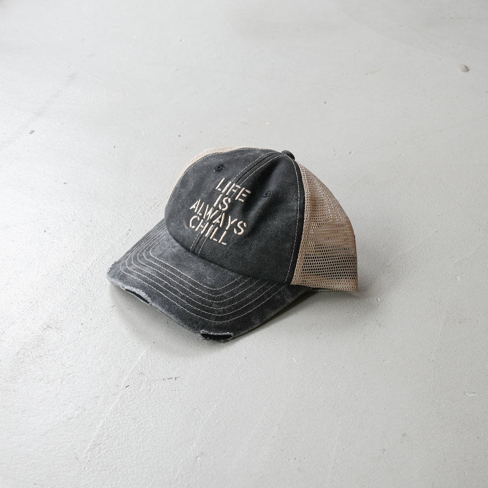 【10日以内お届け】ウォッシュドメッシュキャップ L2024