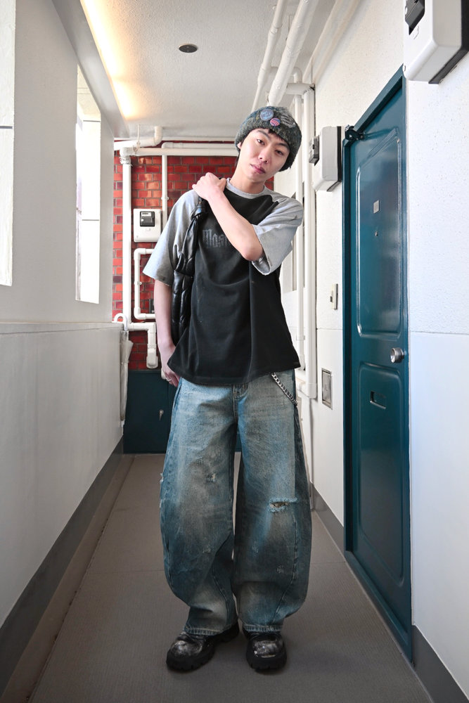 【10日以内お届け】カジュアルダメージバルーンデニム L2079