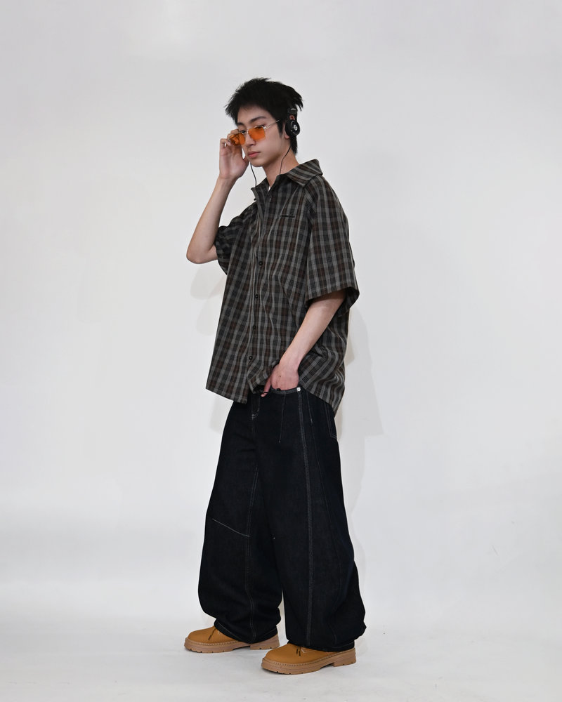 【10日以内お届け】ステッチバルーンインディゴデニム L2083