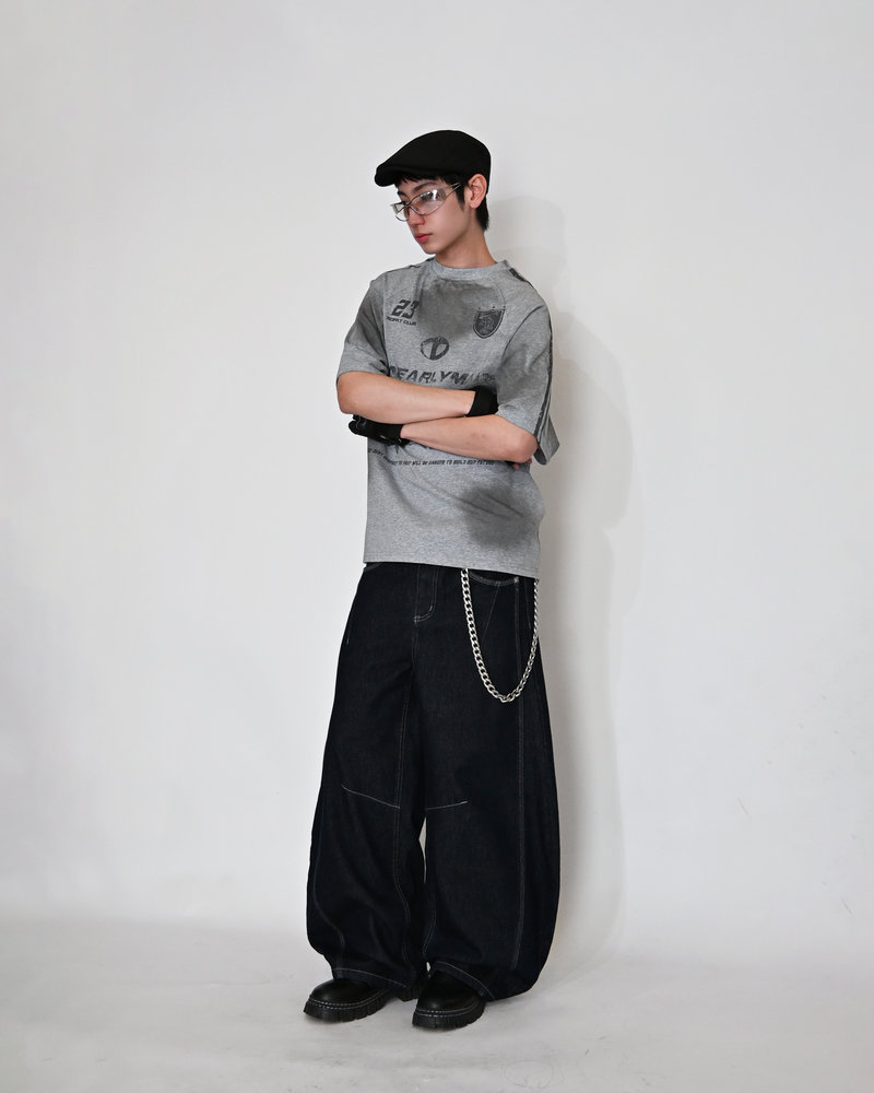 【10日以内お届け】ステッチバルーンインディゴデニム L2083