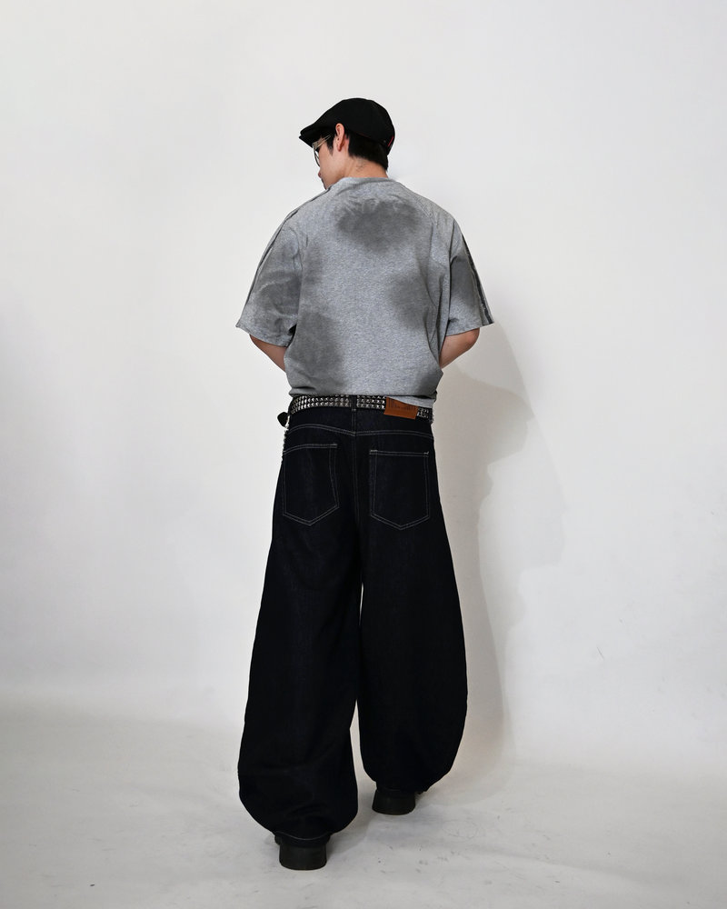 【10日以内お届け】ステッチバルーンインディゴデニム L2083