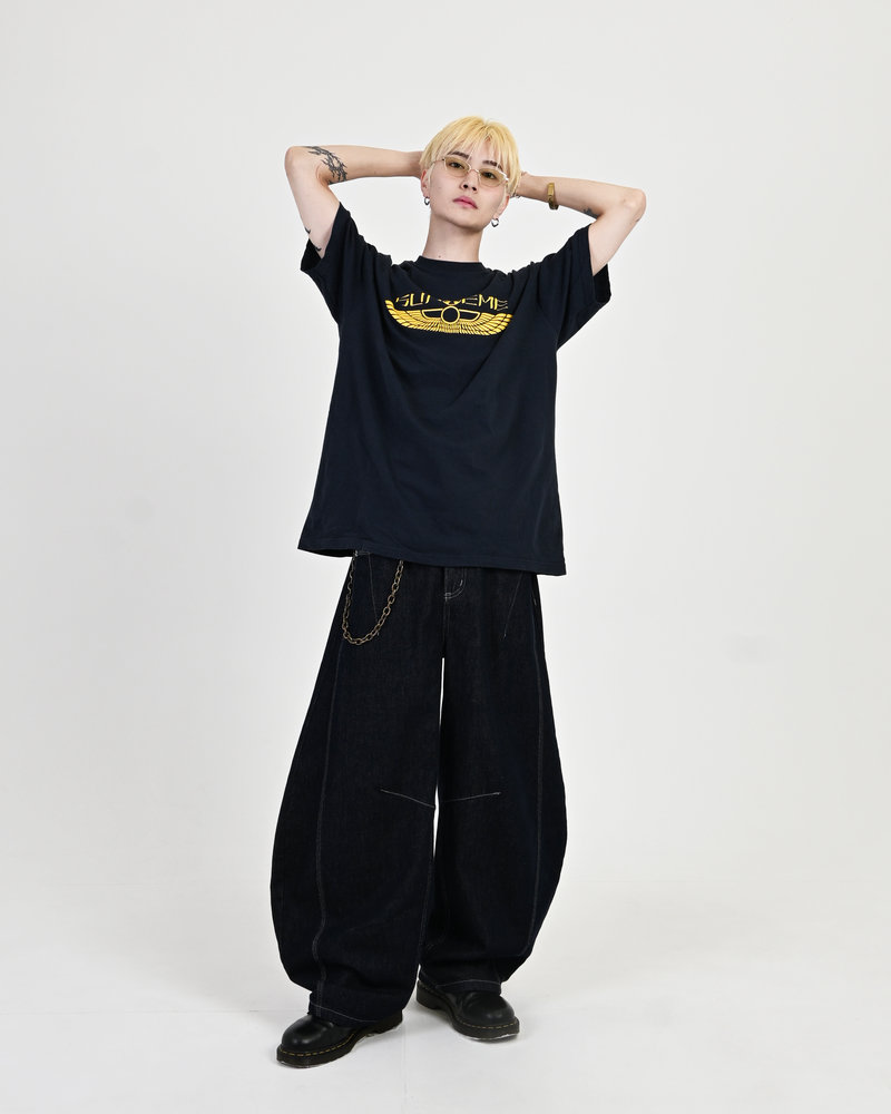 【10日以内お届け】ステッチバルーンインディゴデニム L2083