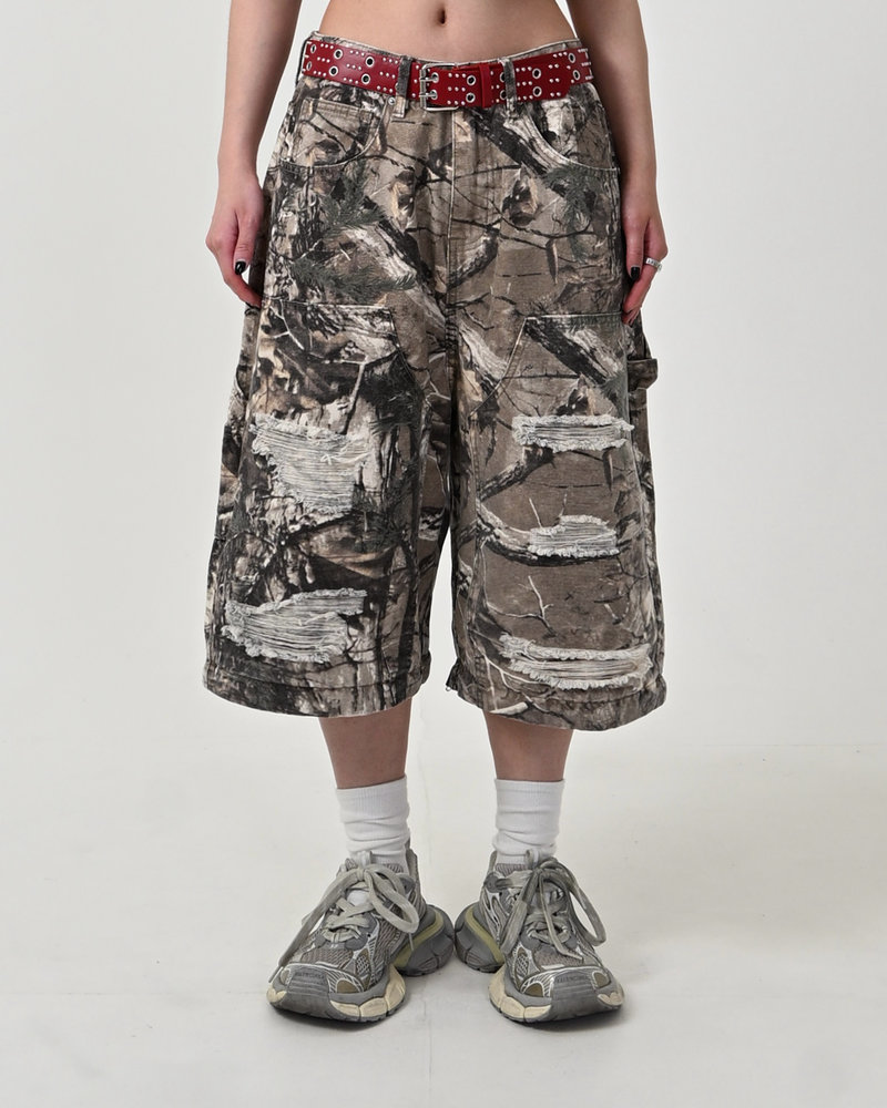 【10日以内お届け】 リアルツリーダメージ2WAYパンツ L2058