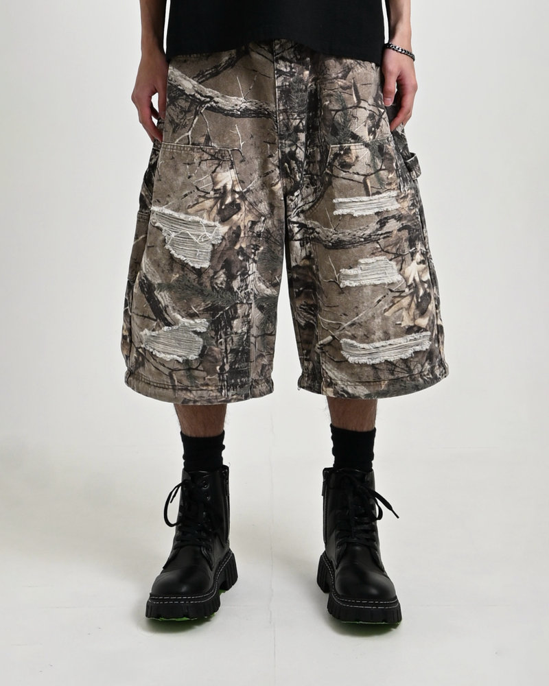 【10日以内お届け】 リアルツリーダメージ2WAYパンツ L2058