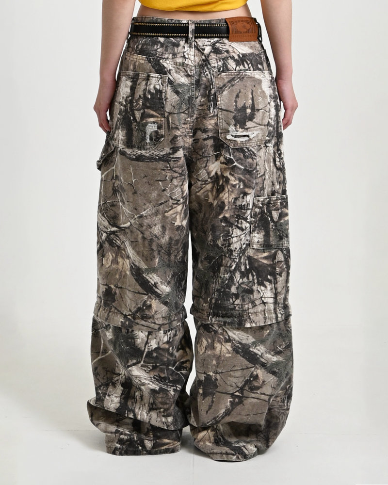 【10日以内お届け】 リアルツリーダメージ2WAYパンツ L2058
