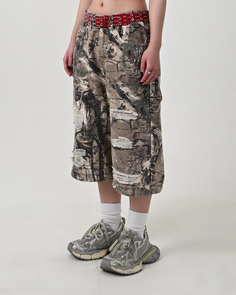 【10日以内お届け】 リアルツリーダメージ2WAYパンツ L2058