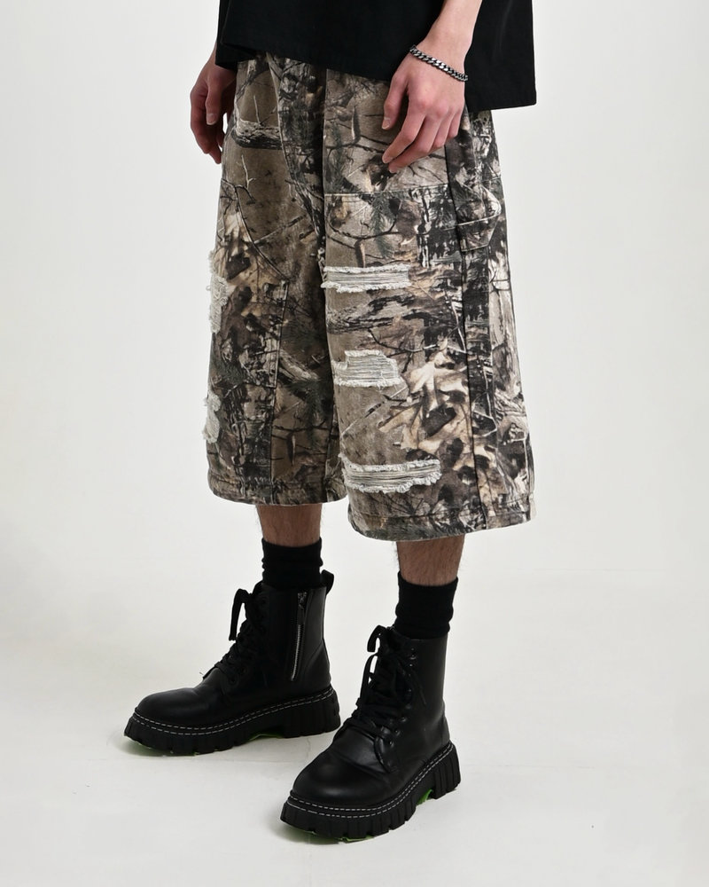 【10日以内お届け】 リアルツリーダメージ2WAYパンツ L2058