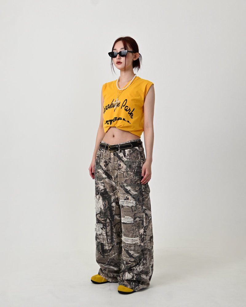 【10日以内お届け】 リアルツリーダメージ2WAYパンツ L2058