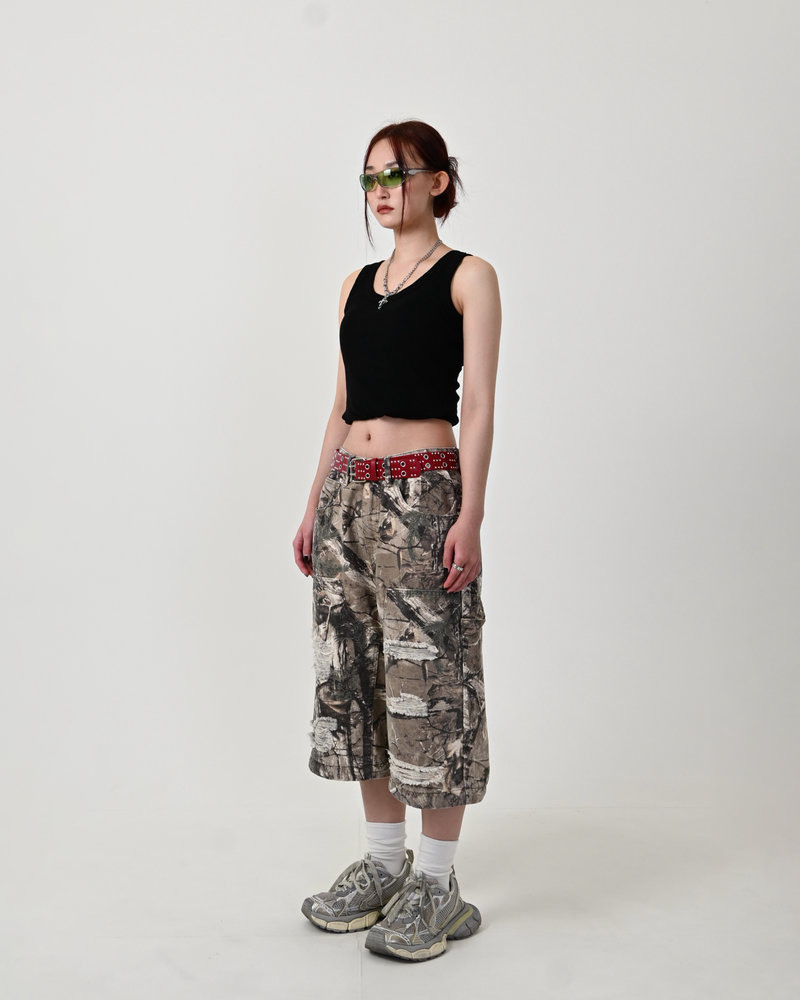 【10日以内お届け】 リアルツリーダメージ2WAYパンツ L2058