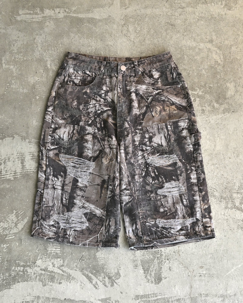 【10日以内お届け】 リアルツリーダメージ2WAYパンツ L2058