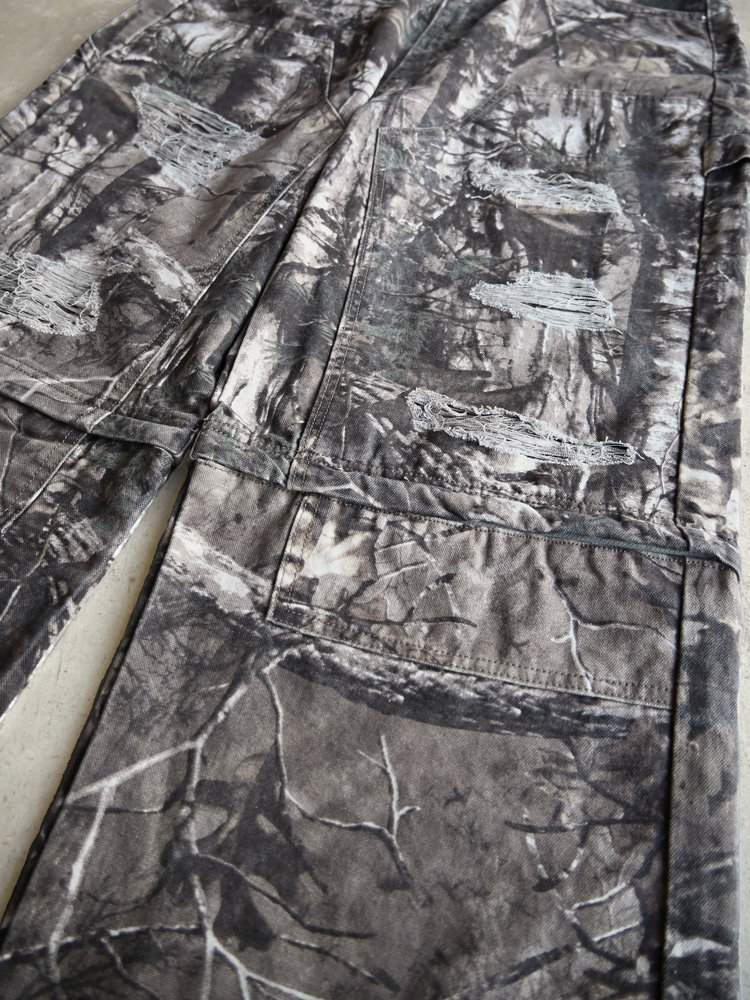 【10日以内お届け】 リアルツリーダメージ2WAYパンツ L2058