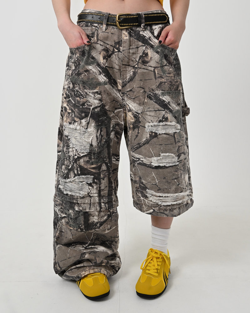 【10日以内お届け】 リアルツリーダメージ2WAYパンツ L2058