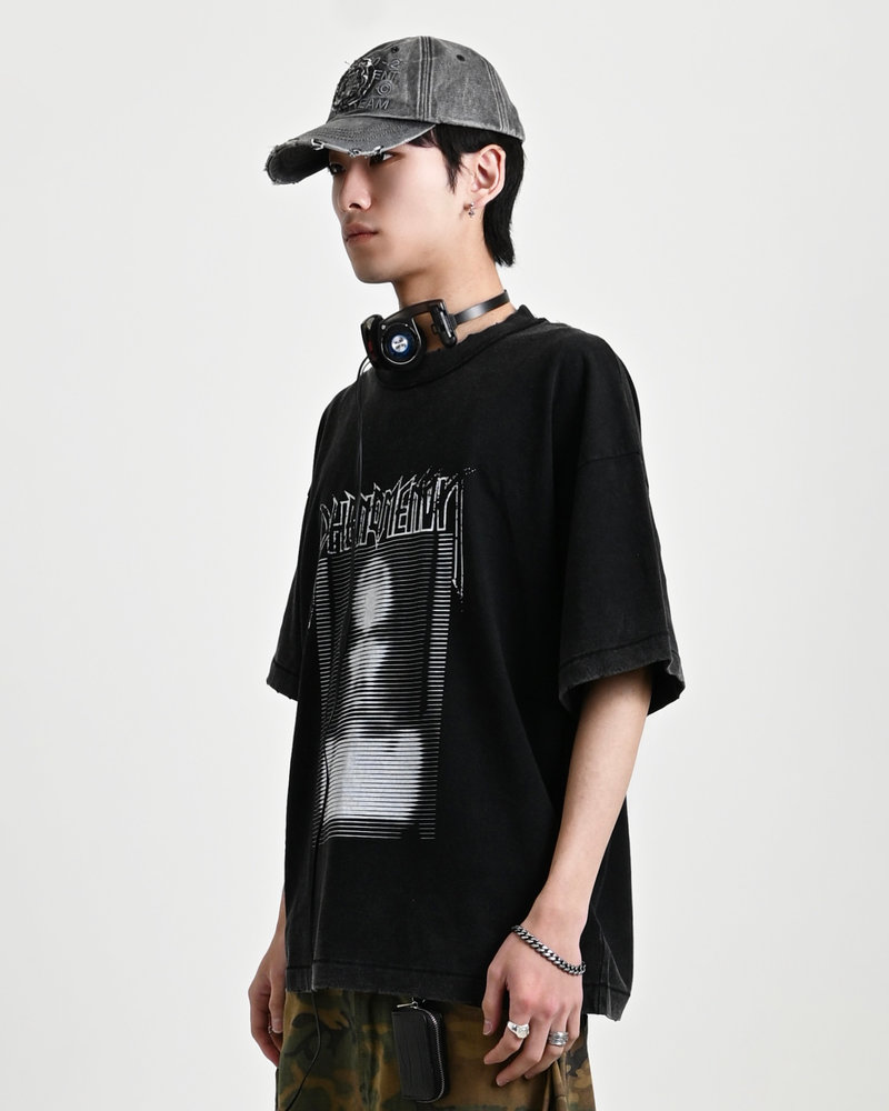 【10日以内お届け】ウォッシュドグラフィックT L2104