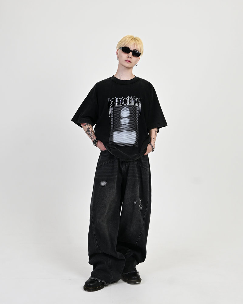 【10日以内お届け】ウォッシュドグラフィックT L2104