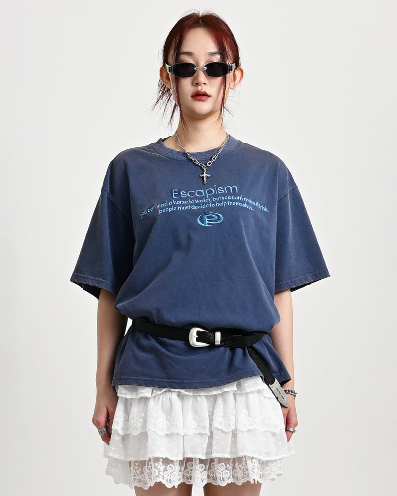 【10日以内お届け】エンブロイダリーTシャツ L2119