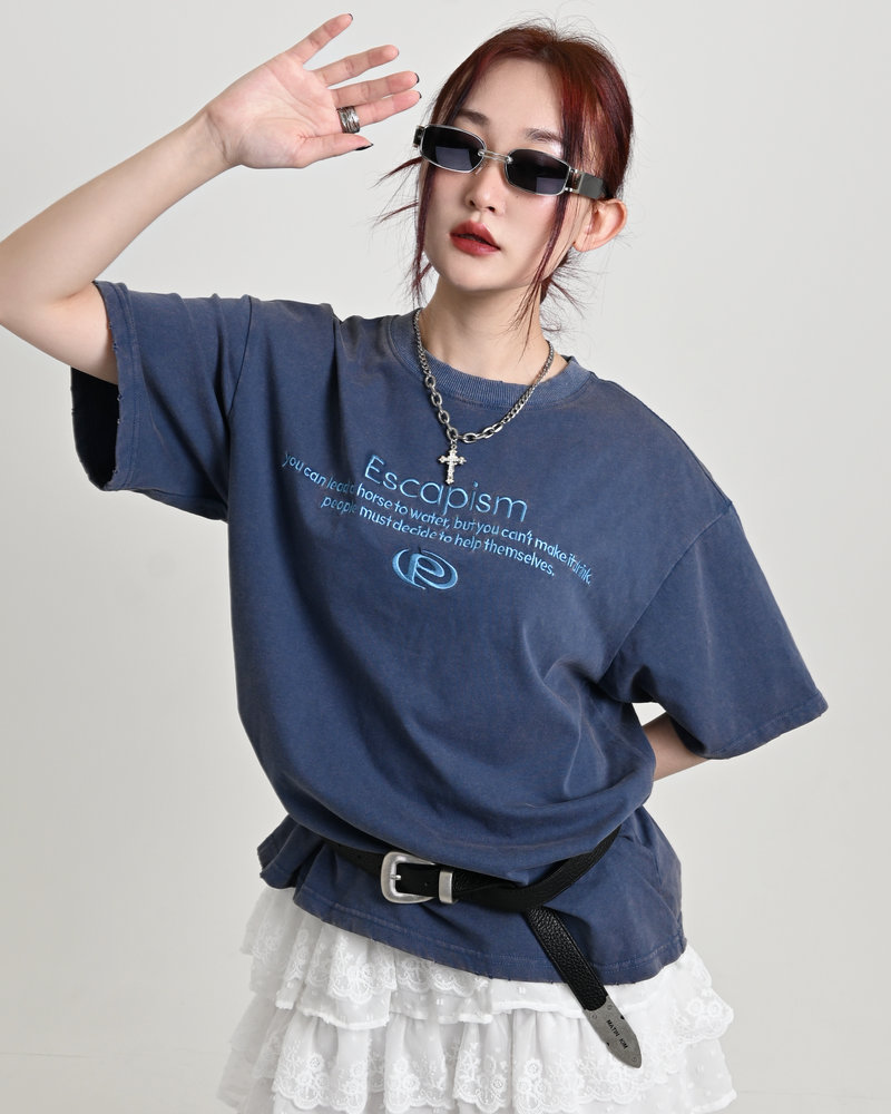 【10日以内お届け】エンブロイダリーTシャツ L2119