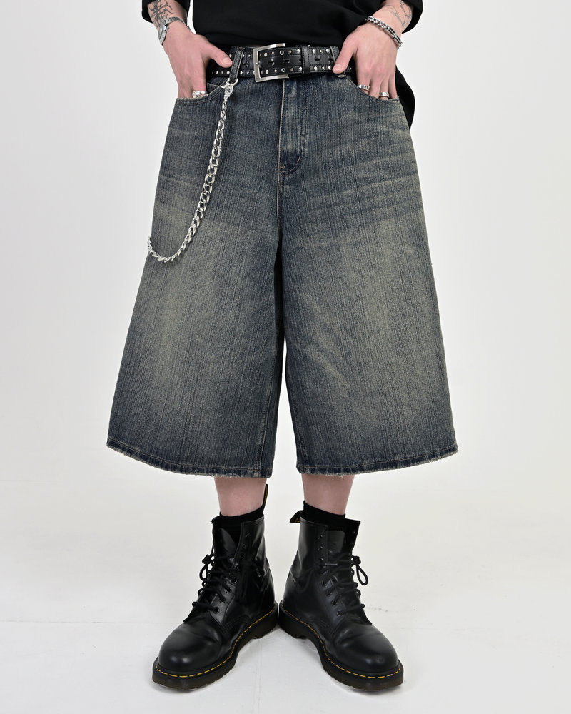 【10日以内お届け】バンブーデニムショーツ L2120