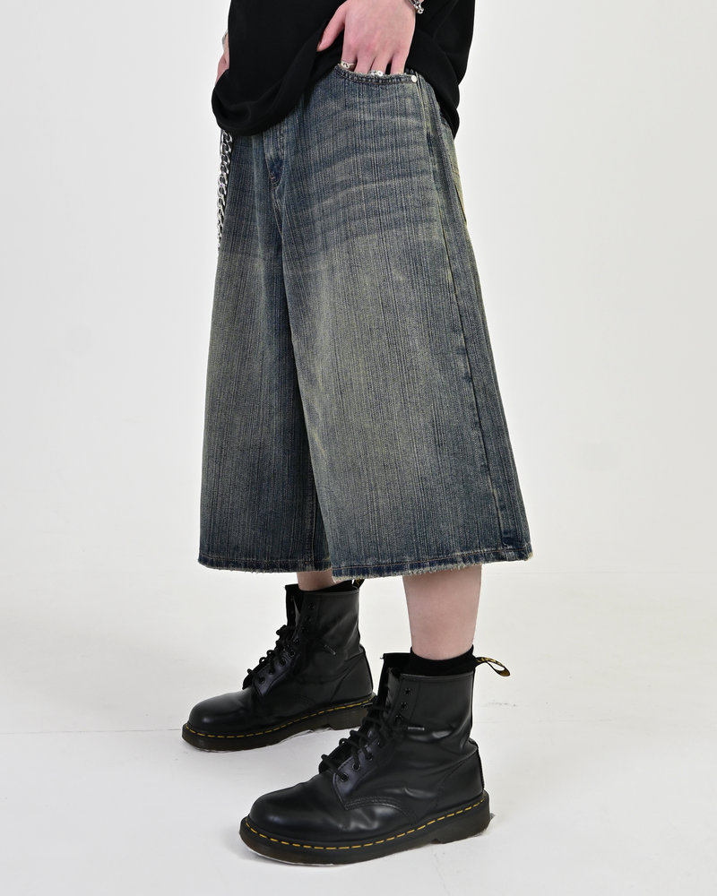 【10日以内お届け】バンブーデニムショーツ L2120