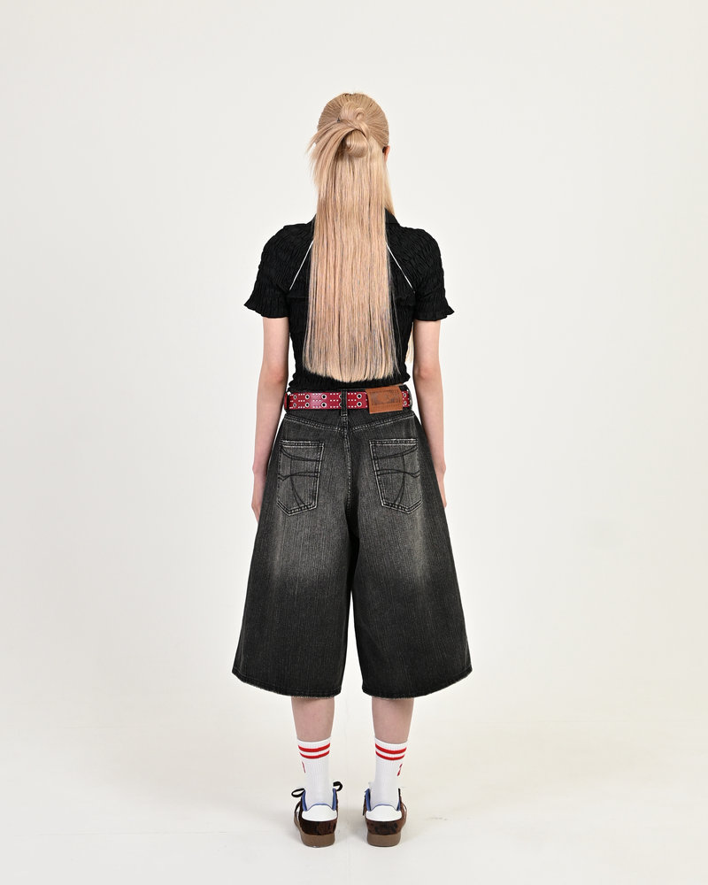 【10日以内お届け】バンブーデニムショーツ L2120