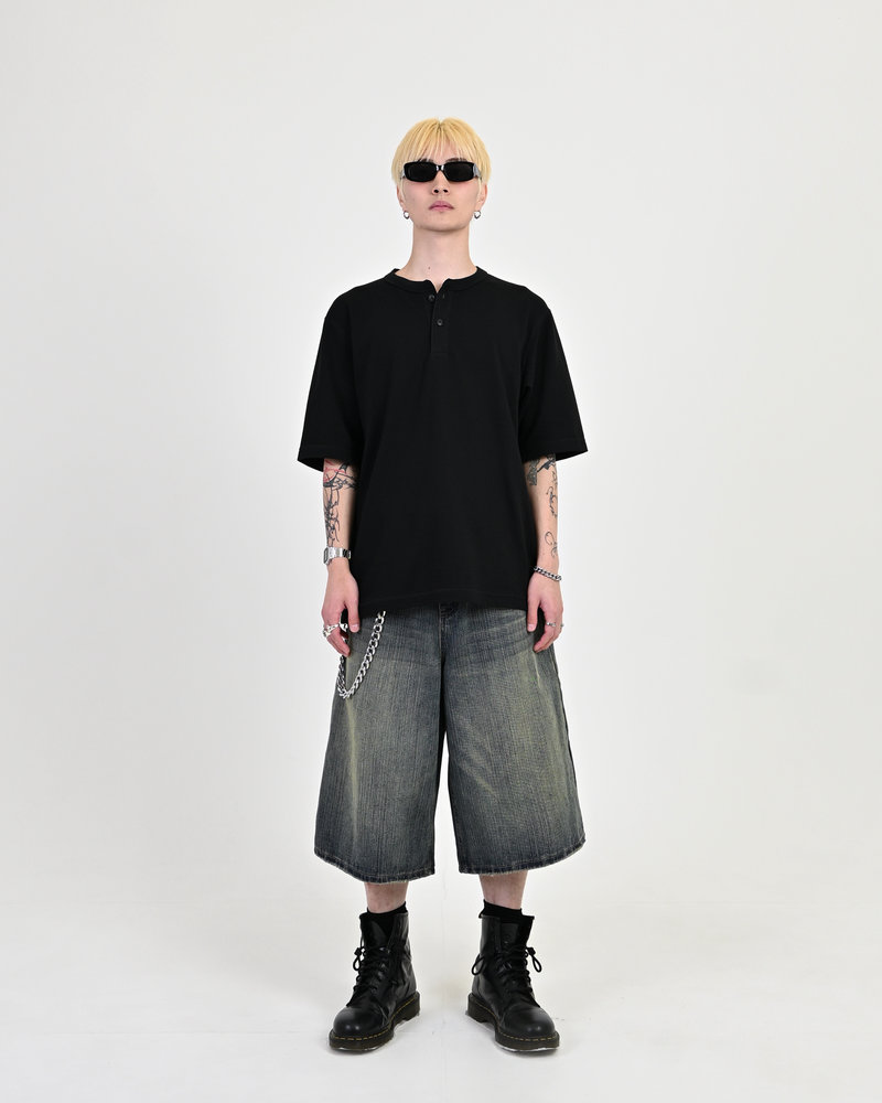 【10日以内お届け】バンブーデニムショーツ L2120