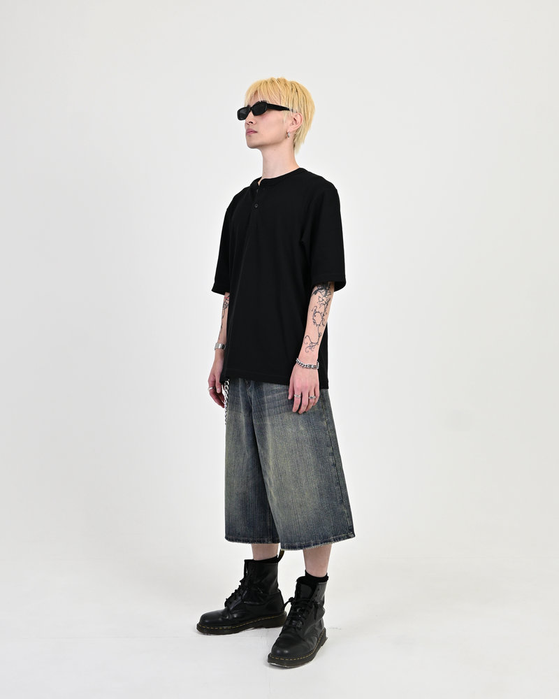 【10日以内お届け】バンブーデニムショーツ L2120