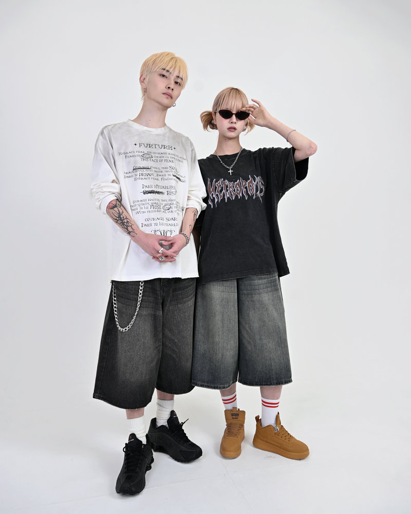 【10日以内お届け】バンブーデニムショーツ L2120