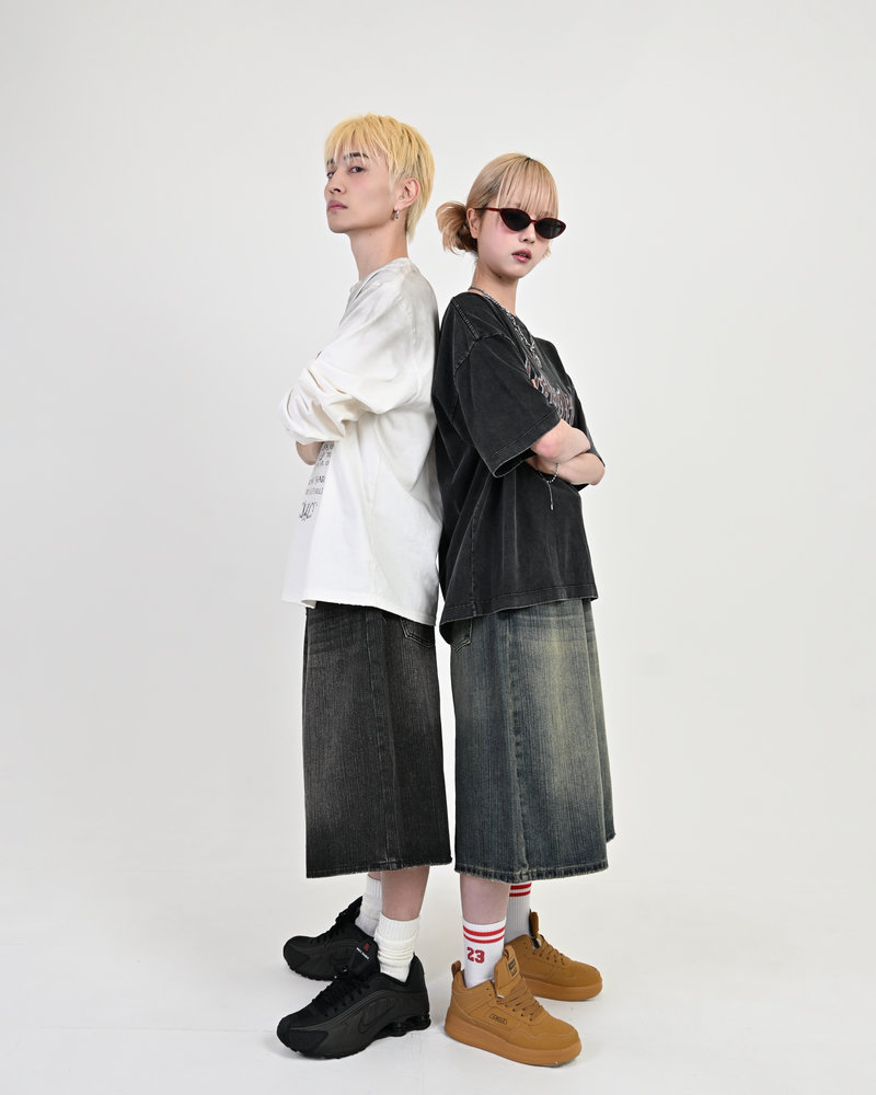 【10日以内お届け】バンブーデニムショーツ L2120