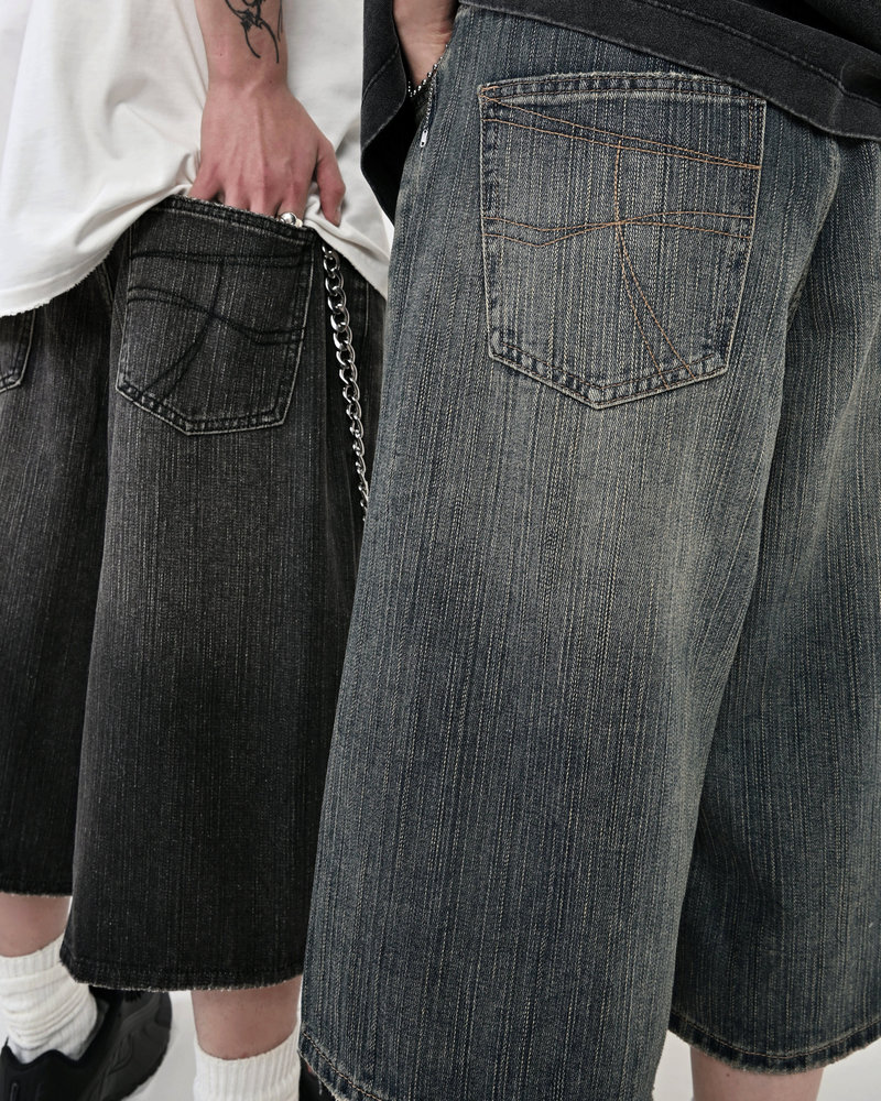 【10日以内お届け】バンブーデニムショーツ L2120