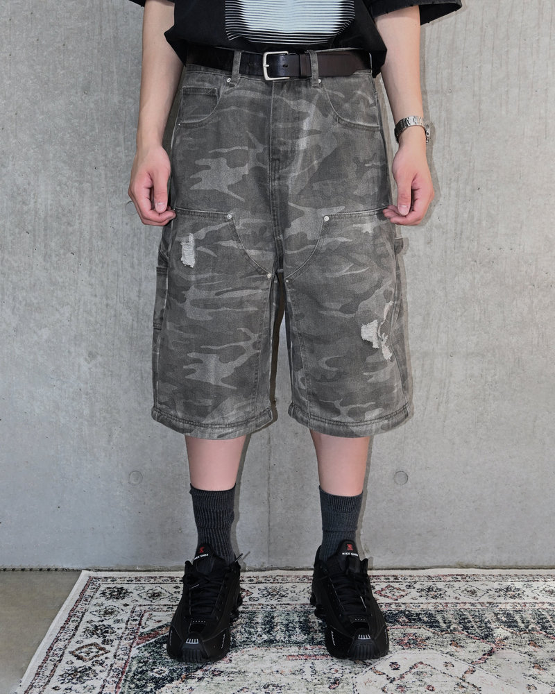 【10日以内お届け】 ダメージカモ2WAYパンツ L2103