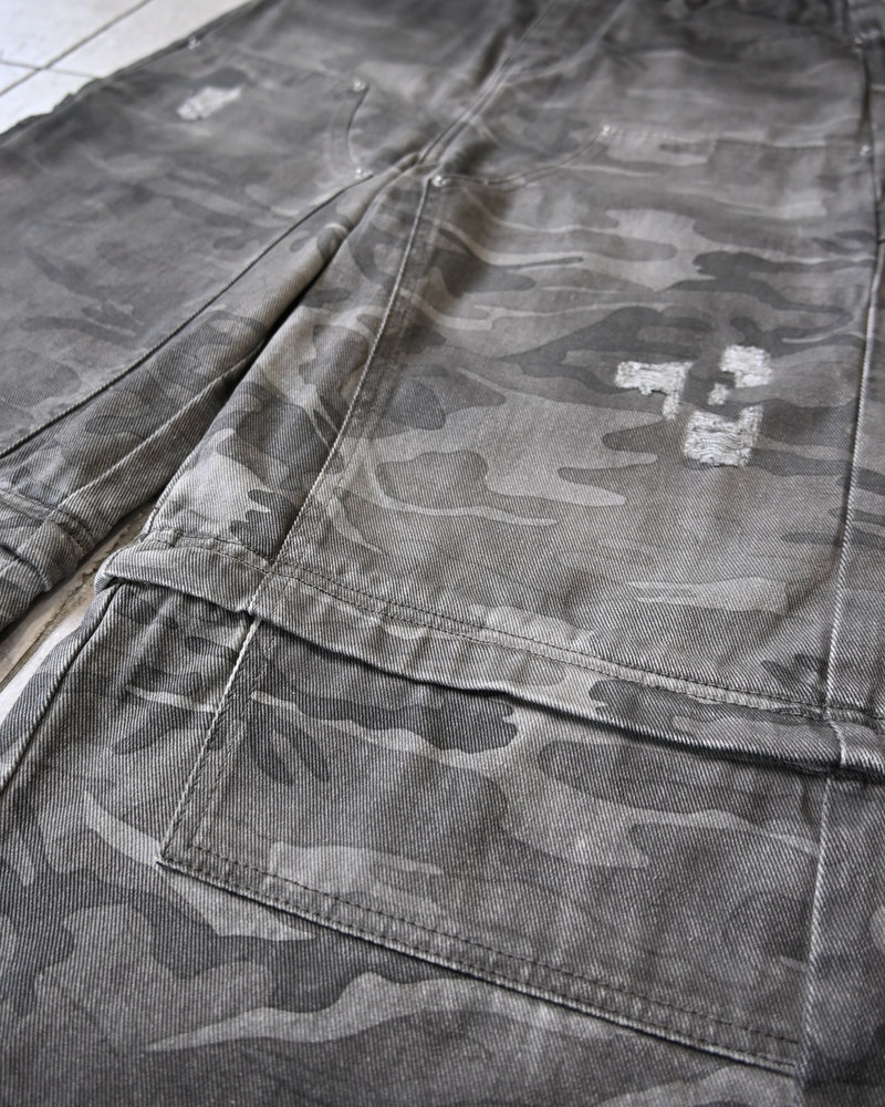 【10日以内お届け】 ダメージカモ2WAYパンツ L2103