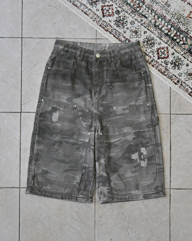 【10日以内お届け】 ダメージカモ2WAYパンツ L2103